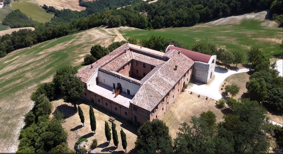 monastero di Montebello visto dall'alto